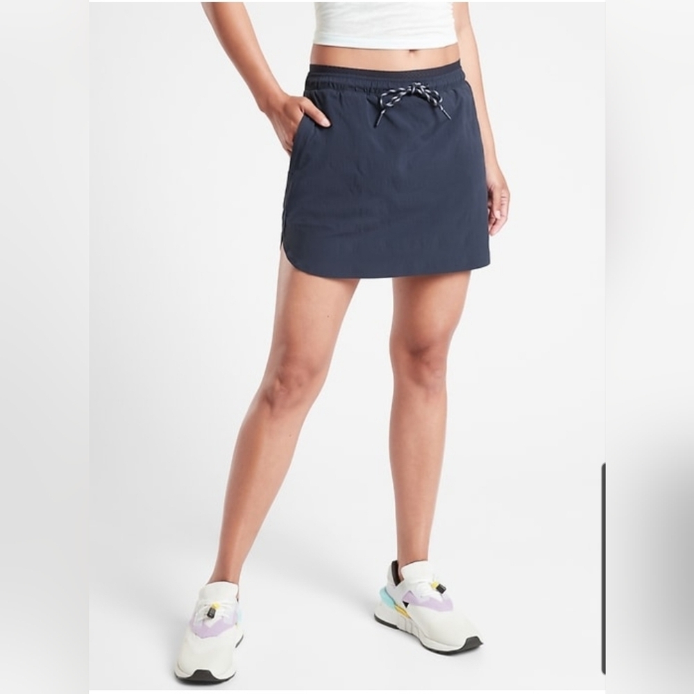 Athleta Navy Crest Skort
